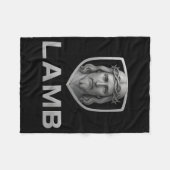 Couverture Polaire Jesus As The Lamb Iconic Christian Image  (Devant (Horizontal))