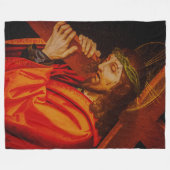Couverture Polaire Jesus carrying the cross woven polar blanquet (Devant (Horizontal))