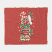 Couverture Polaire Jésus chrétien Religieux Dire Foi Bible Verse (Devant (Horizontal))