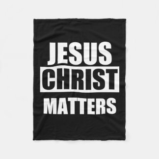 Couverture Polaire Jésus Christ S