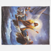 Couverture Polaire JÉSUS dans un BATEAU (Devant (Horizontal))