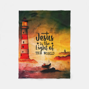 Couverture Polaire Jésus est la Lumière de la Bible Verse Mondiale