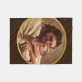 Couverture Polaire Jésus et enfant (Devant (Horizontal))