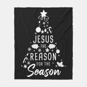 Couverture Polaire Jésus La Raison De La Saison - Foi De Noël