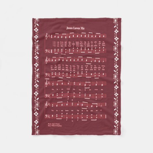 COUVERTURE POLAIRE JÉSUS M'AIME (Devant)