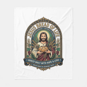 Couverture Polaire Jésus Pain De Vie Jésus Pain Vie Boulangerie Chris
