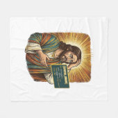 Couverture Polaire Jésus pleurant Erreur de syntaxe Codage Programmeu (Devant (Horizontal))