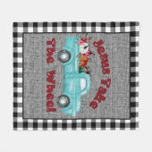 Couverture Polaire Jésus Prend La Roue Drôle Chrétienne (Devant (Horizontal))