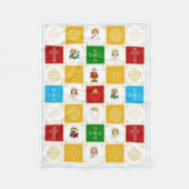 Couverture Polaire Jésus, Saints et Anges (Devant)