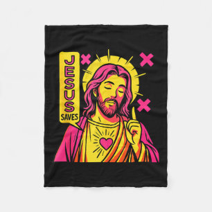 Couverture Polaire Jésus Sauve Anime Chrétien Manga Sacred Heart Pop