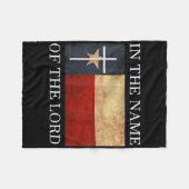Couverture Polaire Jésus Texas chrétien (Devant (Horizontal))