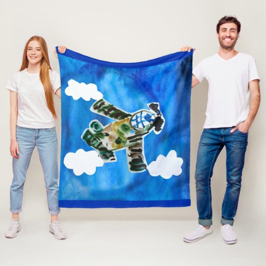 Couverture Polaire Jet d'armée (En situation)