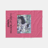 Couverture Polaire Jet de Boston Terrier (Devant (Horizontal))