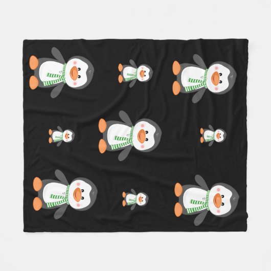 Couverture Polaire Jet d'ouatine de pingouin (Devant (Horizontal))