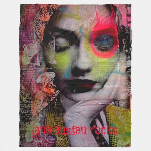 Couverture Polaire Jet d'ouatine de ROCHES de JANE AUSTIN (Devant)