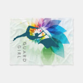 Couverture Polaire Jet fait sur commande d'ouatine de garde du (Devant (Horizontal))