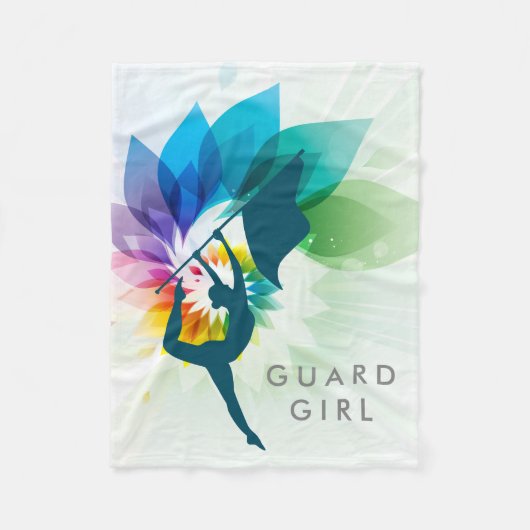 Couverture Polaire Jet fait sur commande d'ouatine de garde du (Devant)