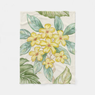 Couverture Polaire Jet jaune d'ouatine de Plumeria