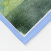 Couverture Polaire Jet pastoral d'ouatine de paysage (Coin)