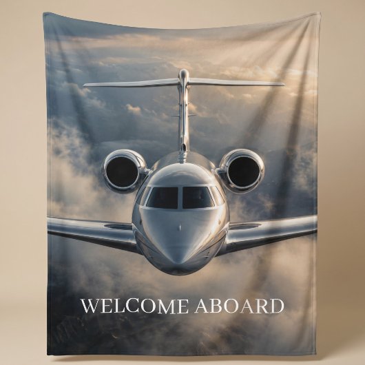 Couverture Polaire Jet Privé Exécutif