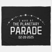 Couverture Polaire J'étais à la Parade Planétaire le 28 février 2025 (Devant (Horizontal))