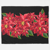 Couverture Polaire Jetez Red Poinsettia (Devant (Horizontal))
