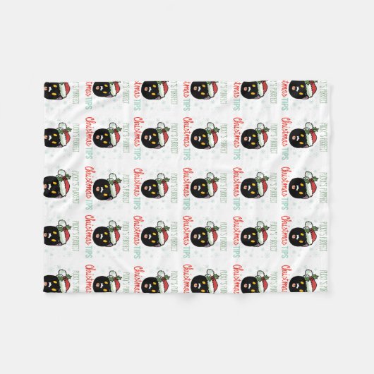 Couverture Polaire Jets de Noël Purrfect de Pucky (Devant (Horizontal))