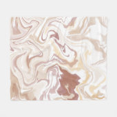 Couverture Polaire Jeu acrylique liquide Brown (Devant (Horizontal))