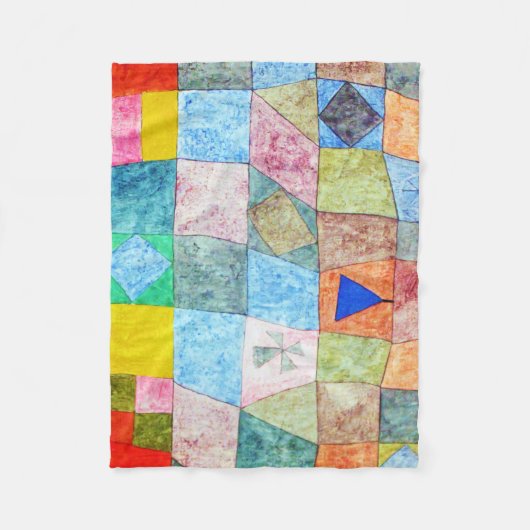 Couverture Polaire Jeu convivial, Paul Klee (Devant)