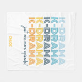 Couverture Polaire Jeu Coréen moderne regarder la flotte (Devant (Horizontal))