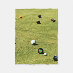 Couverture Polaire Jeu d'action de pelouse Bowls,
