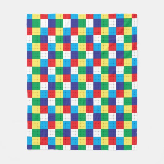 Couverture Polaire Jeu de casse-tête Cube (Devant)