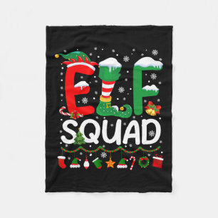 Couverture Polaire Jeu de Noël de la famille des elfes Pyjamas de jum