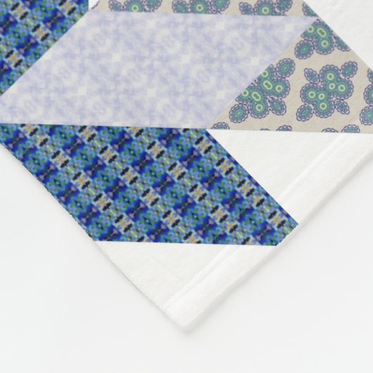 Couverture Polaire Jeu de style de surface bleue (Coin)