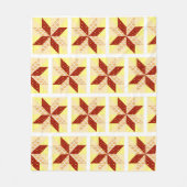 Couverture Polaire Jeu de style Quilt Sunrise (Devant)