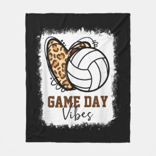 Couverture Polaire Jeu de volleyball Bleu Vibes Volleyball Maman