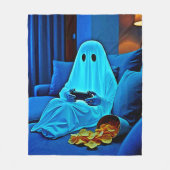 Couverture Polaire Jeu Ghost Soirée Cosy En Design (Devant)
