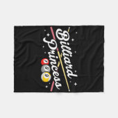 Couverture Polaire Jeu Snooker Billard Princess Pool Joueurs Billia (Devant (Horizontal))