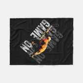 Couverture Polaire Jeu sur (Hockey) Blanche de la flotte (Devant (Horizontal))