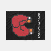 Couverture Polaire Jeu vidéo 90s 45s Codes Drôle cadeau (Devant (Horizontal))