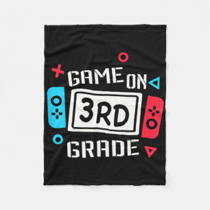 Couverture Polaire Jeu vidéo dans l'équipe des enfants cool de 3e ann