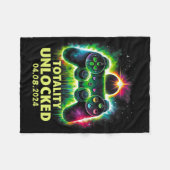Couverture Polaire Jeu vidéo Solar Eclipse 2024 (Devant (Horizontal))