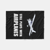 Couverture Polaire Jeux avec des avions (Devant (Horizontal))