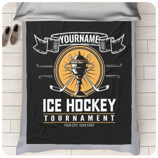 Couverture Polaire Jeux de hockey sur gazon