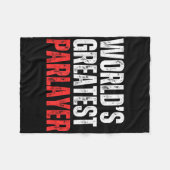 Couverture Polaire Jeux Parcalques les plus grands du monde Gambling  (Devant (Horizontal))