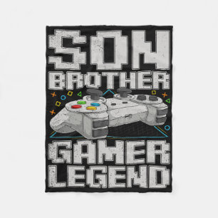 Couverture Polaire Jeux Vidéos Vintages Pour Garçons Brother S