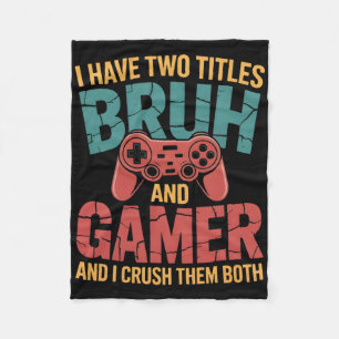 Couverture Polaire Jeux Vidéos Vintages Pour Garçons Brother S