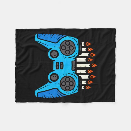 Couverture Polaire Jewish Video Game Gamer Hanukkah Chanukah Men Boy (Devant (Horizontal))