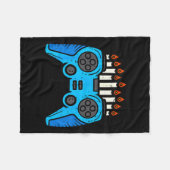 Couverture Polaire Jewish Video Game Gamer Hanukkah Chanukah Men Boy (Devant (Horizontal))