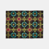 Couverture polaire Jimette Design jaune orange (Devant (Horizontal))